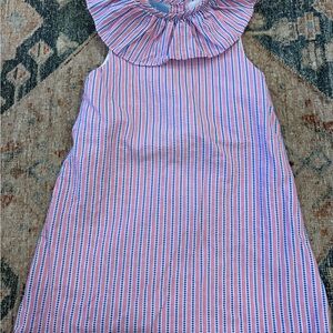 bella bliss Girls Dress Red White and Blue Size 6